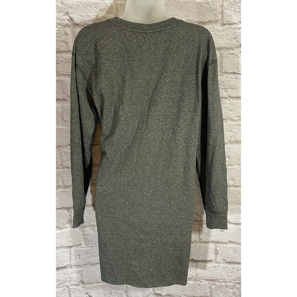 Cabi 3650 Put On Dress XS Gray Sweatshirt Gathered Waist Stretch Pullover 85 - Picture 9 of 11